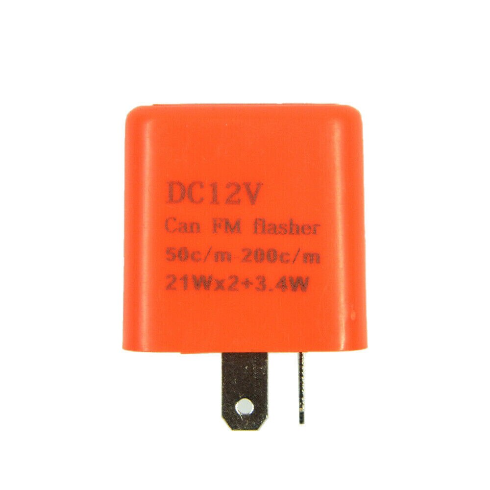Lights LED flash relay Lamp Flashlight Motorbike 12V 2-Pin LED Indicator