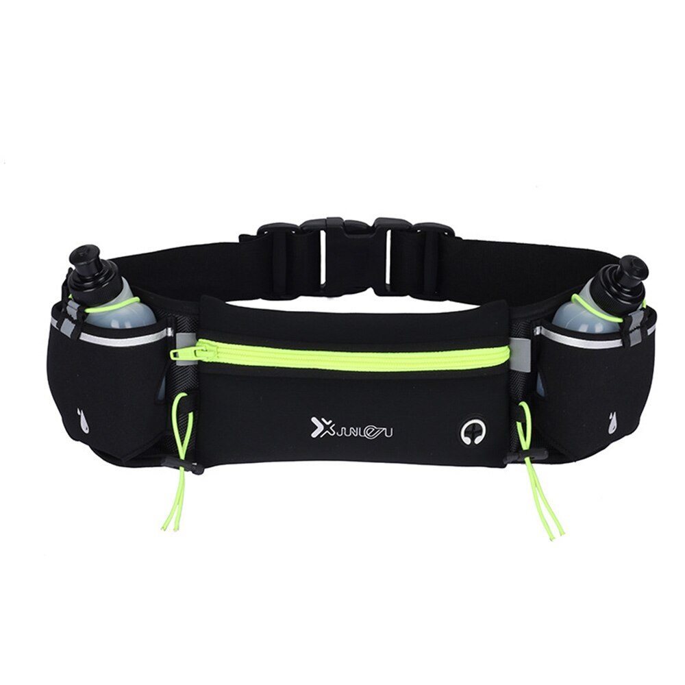 Running Waist Bag Marathon Hydration Belt Waist Bag Fanny Pack Marathon Dual Pocket Walking Fitness Waist Pack Outdoor Accessory: B
