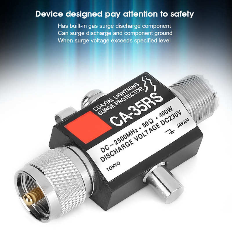 CA-35RS Coaxial Thunder Arrestor Surge Protect Repeater Simple Structure Protection Device Iron