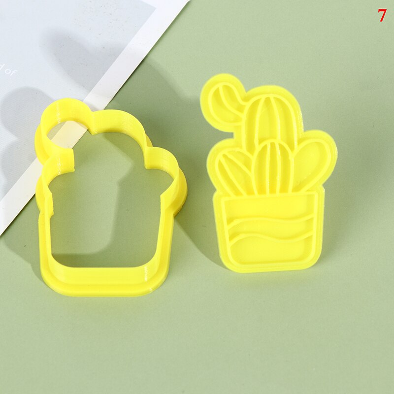1 Piece Of Flower Plastic Decorative Biscuit Mould Diy Kitchen Cake Decoration Tool Cookie Stamp Mold Kitchen Tool: 7
