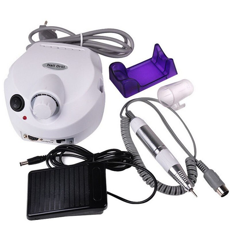 Máquina pulidora eléctrica para uñas, Kit de manicura con brocas de 35000RPM, 110V/220V, taladro acrílico para pedicura
