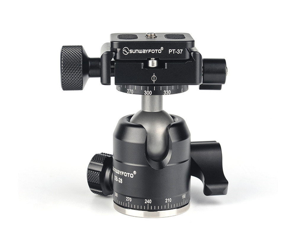 SUNWAYFOTO XB-28 II Mini Dual-Panoramic Ballheads with Low Gravity Center and High Locking Strength XB28II XB-28 II