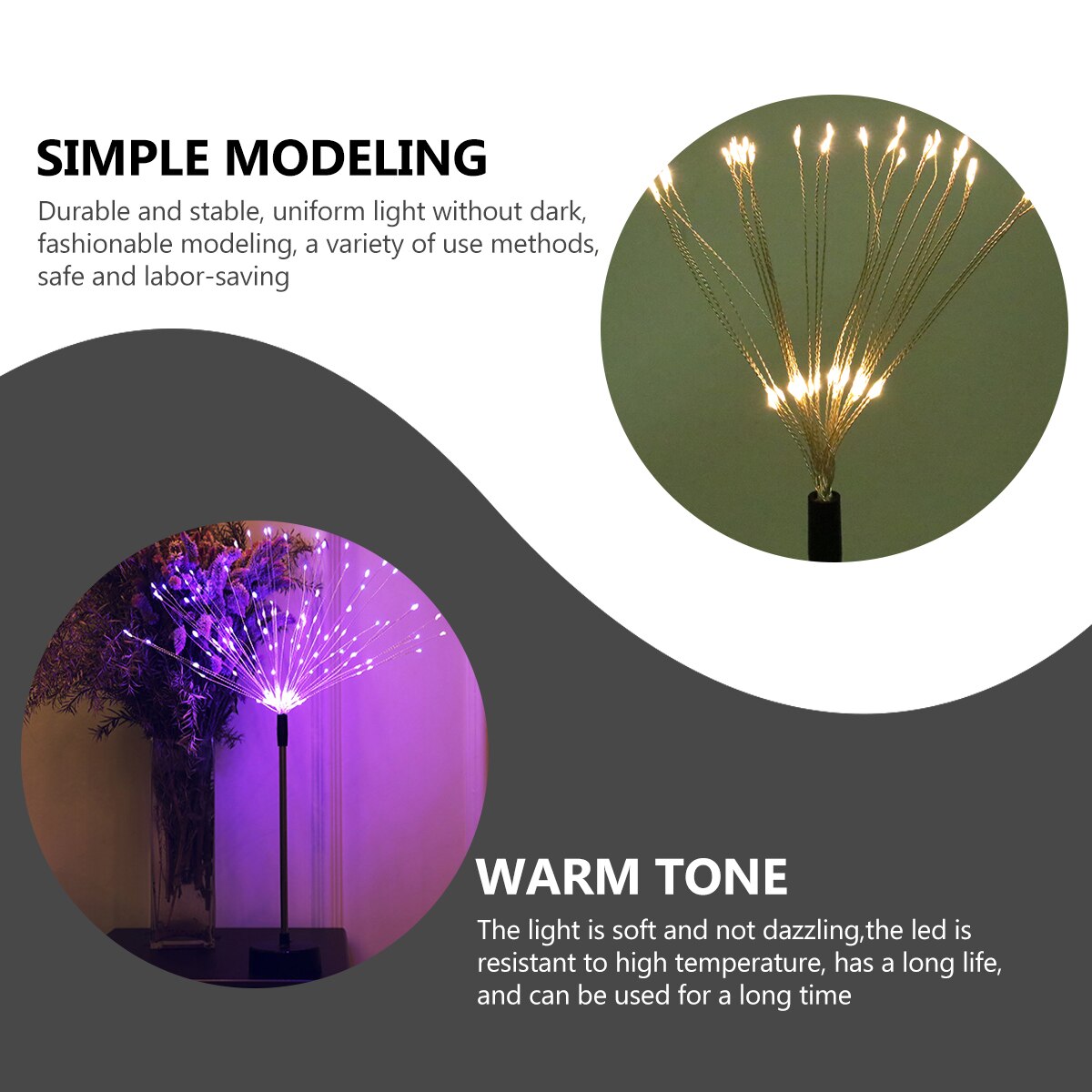 Paardebloem Led Vuurwerk Lamp String Decor Light String Binnenplaats Lamp
