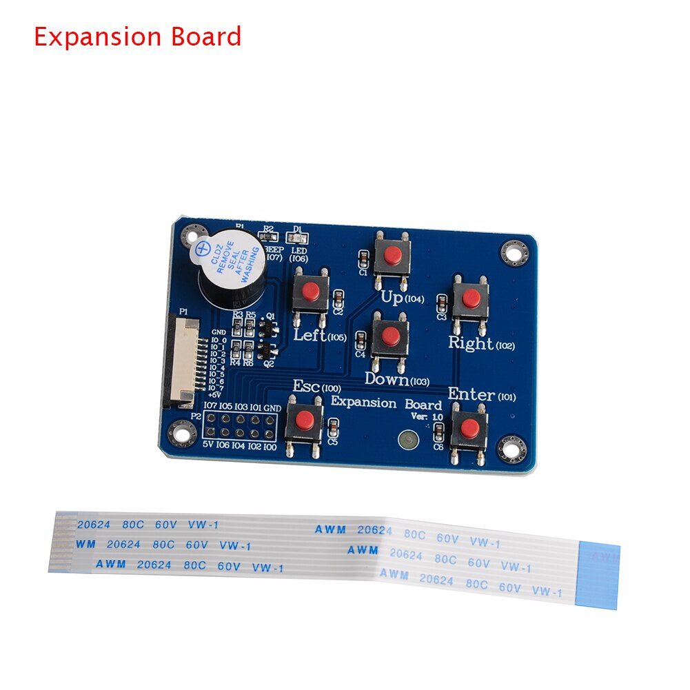 Nextion amélioré 3.5 pouces usart hmi écran tactile résistif  nx4832 k 035 boîtier acrylique transparent/noir carte d'extension: Carte d'extension