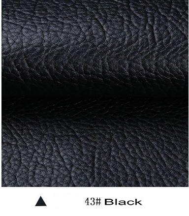 100 x 135cm 24 farver litchi pu læder stof for meter syntetisk kunstlæder stof til syning gør-det-selv taske sofa møbelmateriale: 43
