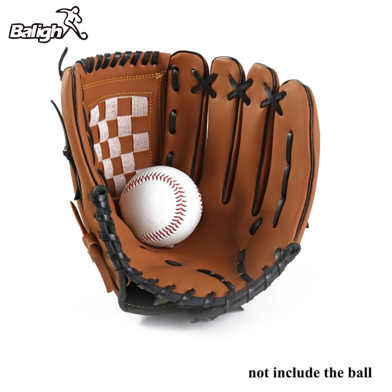 Outdoor Baseball Glovethree Kleuren Softbal Praktijk Apparatuur Linkerhand Voor Volwassen Mannen Vrouwen Trein 10.5/11.5/12.5 Inch