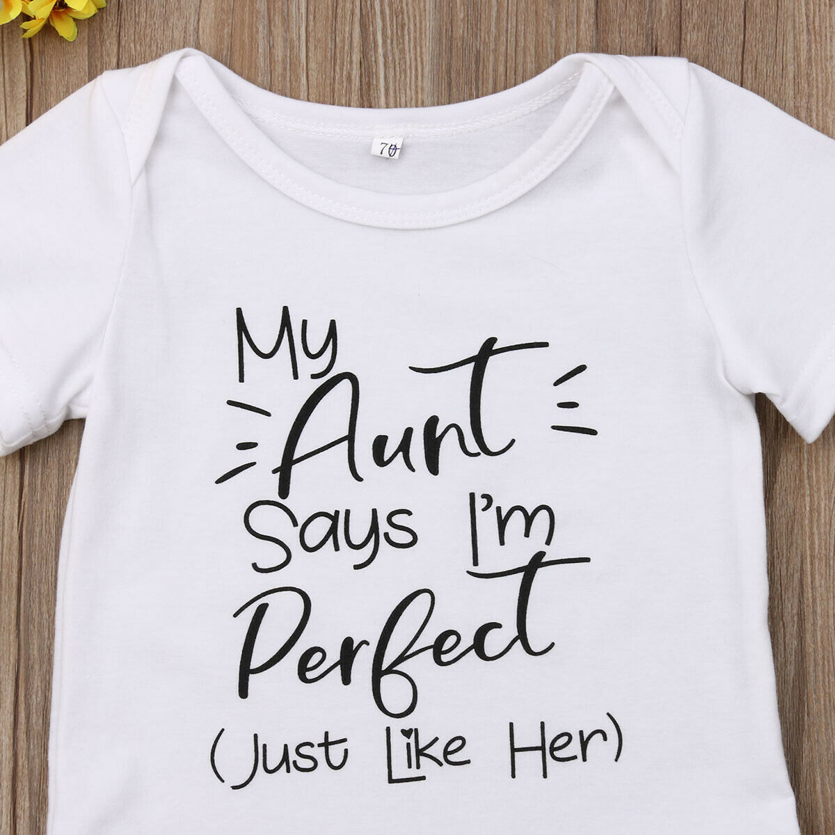 Baby dreng piger min moster bodysuit tøj outfit babygrow bomuld