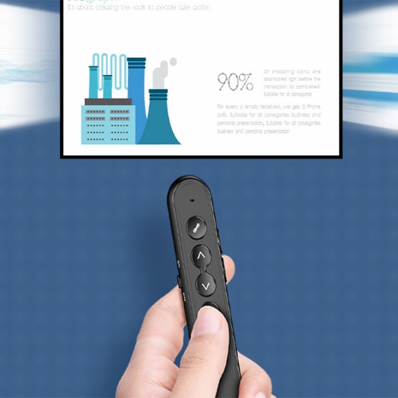 Multifunctionele Projector Pen Afstandsbediening Draadloze Bluetooth Presenter