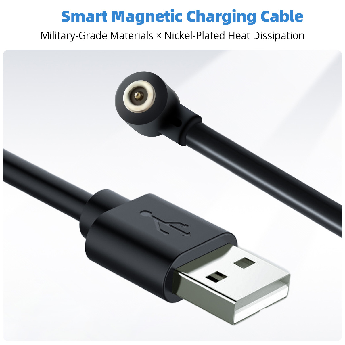 Kabel robić ładowania inteligentnego molościenia, złącze dokujące, kabel USB robić ładowania, magnetyczna ładowarka 4MM, przewód zasilający robić R02/09