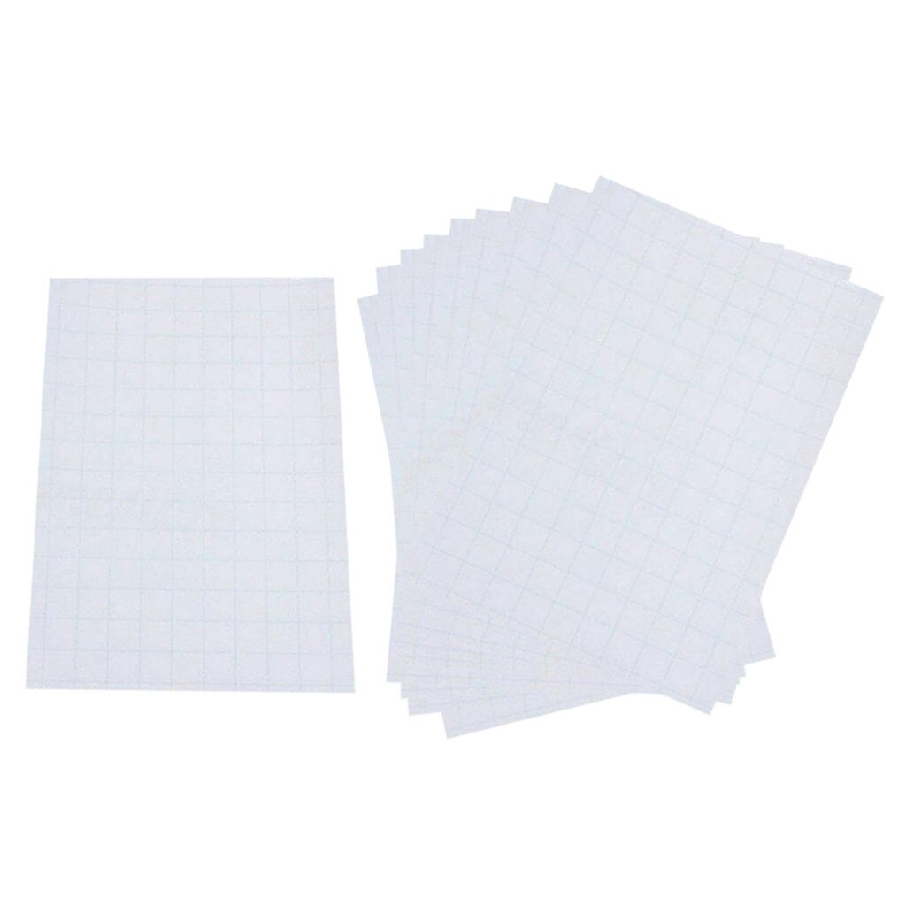 10 Pieces Transfer Vinyl Film Transfer Vinyl Sheets Plotter Film for Textiles, Leather Goods, Bags