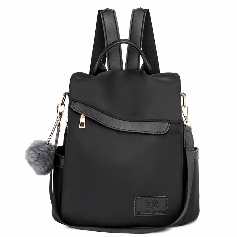 MKP COLLECTION Vrouwen Mode Rugzak Portemonnee Multi Zakken Anti-Diefstal Rugzak Reizen Schoudertas Handtas Set 2 stks, Kleur: wit., 11.8L x 5.5W x 14H, Lichtgewicht rugzak voor dames