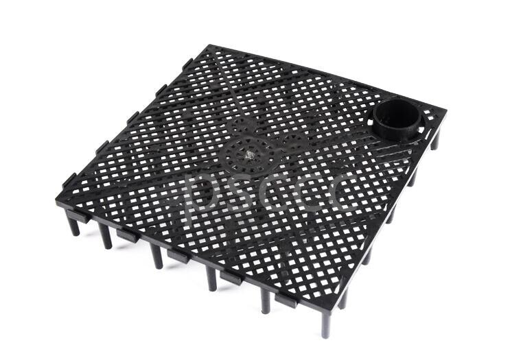 Aquarium fish tank under gravel filter bottom sand filter System Oxygen-increasing cycle Clean the water.: A black nozzle plane / 5 unit