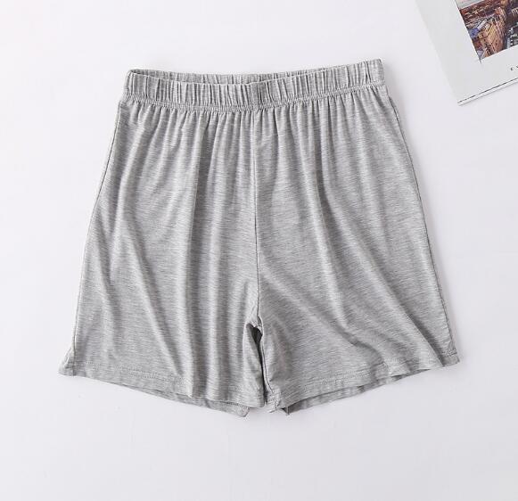 Calções de verão mulheres bottoms cuecas modal de algodão desgaste casa de pijama calça casual calças confortáveis calças de salão pijamas das mulheres desgaste: grey / L