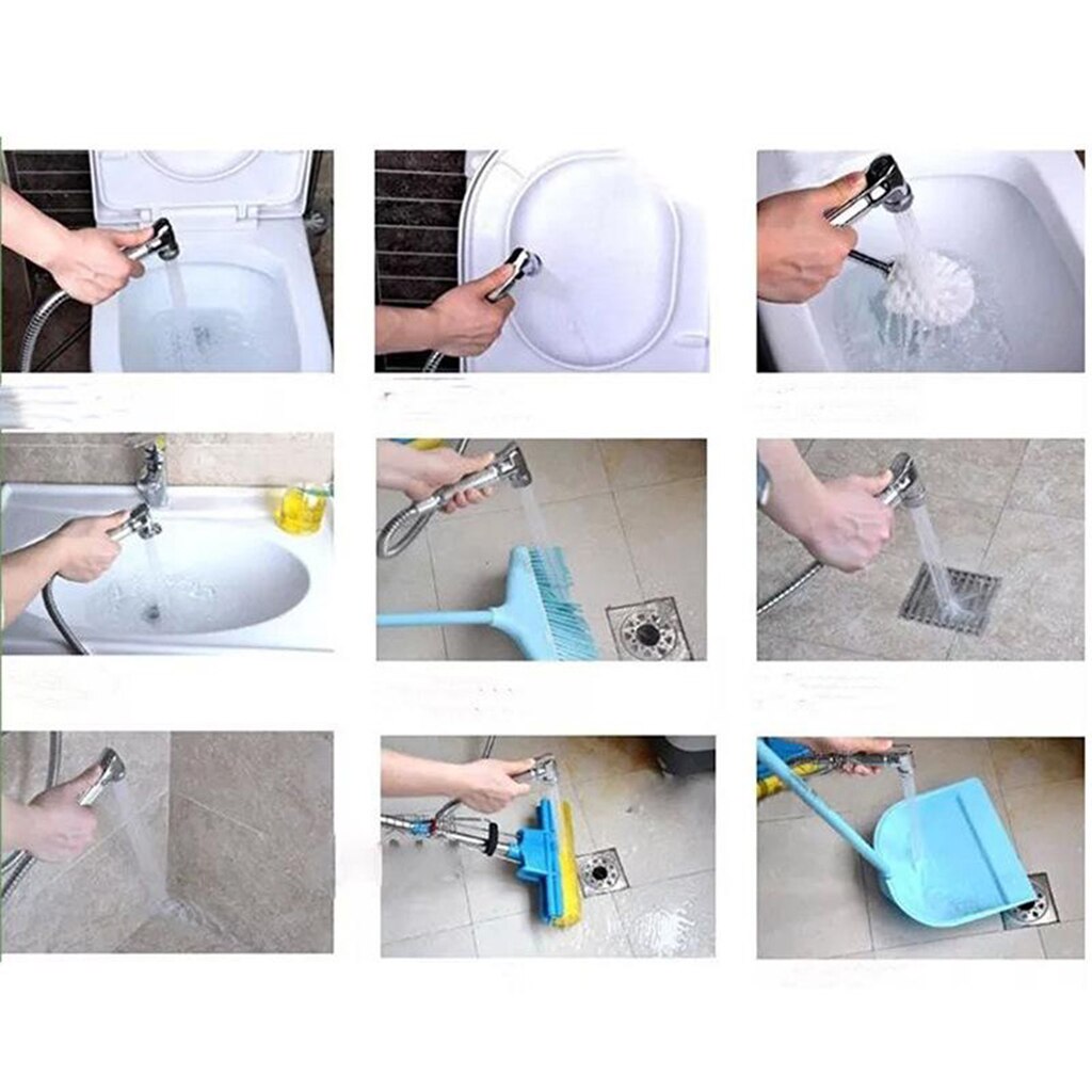 Badkamer Handheld Bidet Sproeier Rvs Bidet Sproeier Baby Doek Luier Sproeier