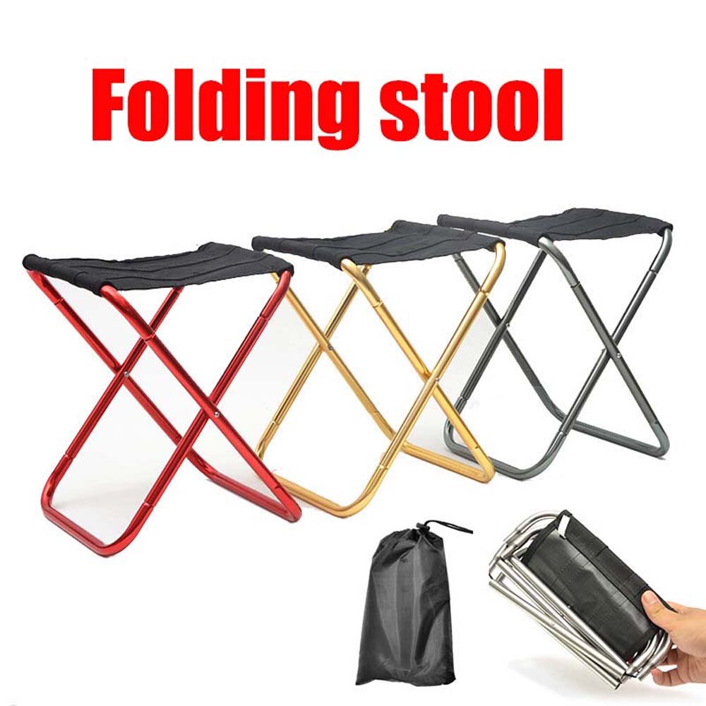 Portable Lightweight Folding Chair Outdoor Fishing Camping Picnic Oxford Cloth Easy To Carry Outdoor Furniture