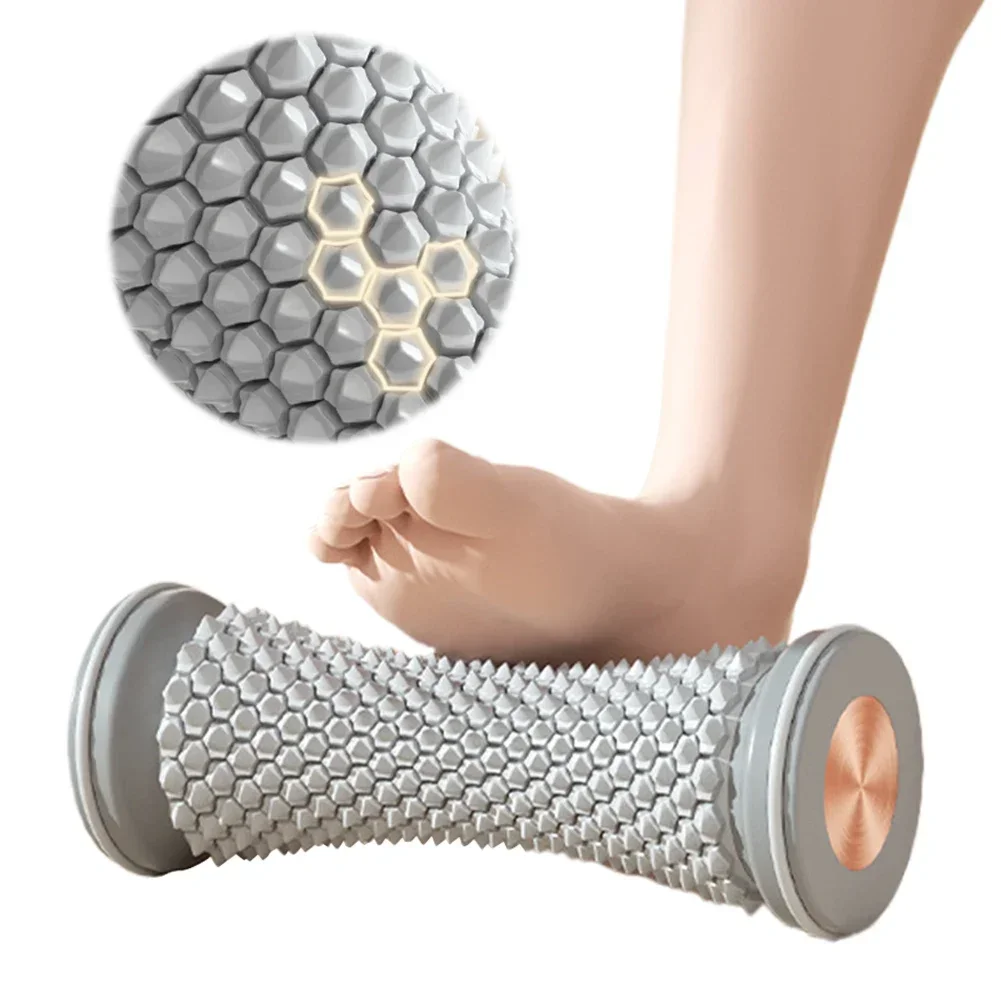 1Pc Voetroller Massager Yoga Fascia Roller Home Fitness Vingerafdrukbord Diepe Spierontspanning Voetmassage Roller