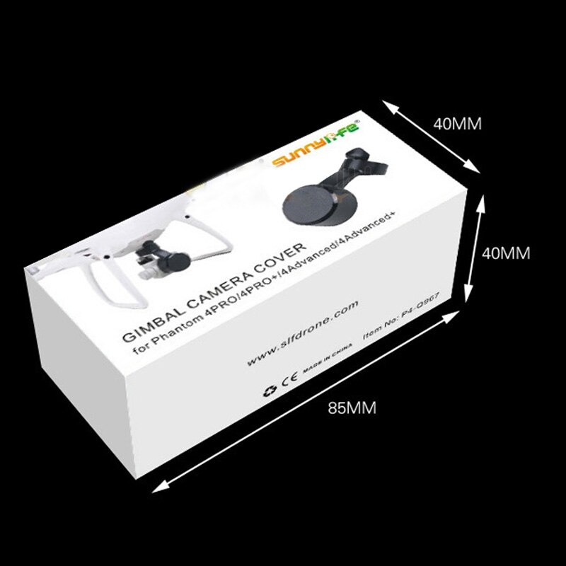 Brdrc gimbal kameralinsedæksel til dji phantom 4 pro /4 advanced + drone ptz kamera beskyttelseshætte