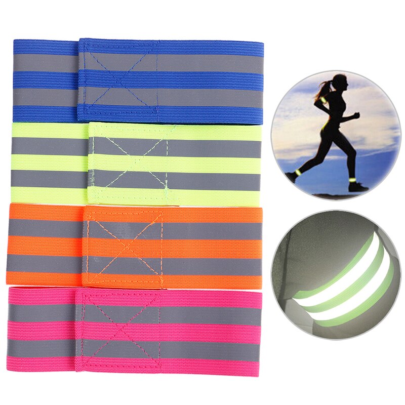 Reflecterende veiligheidsgordel voor in de nacht, armband voor hardlopen in de nacht, armband voor hardlopen in de nacht, armband voor hardlopen in de nacht, lichtgevende armband