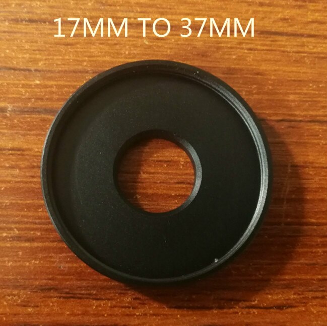 Universal 17MM to 52MM 37MM 58MM to 17MM Phone Camera Lens Filter Adapter Ring Video Rig Lens Adapter for NISI ZOMEI KASE Filter: 17mm to 37mm