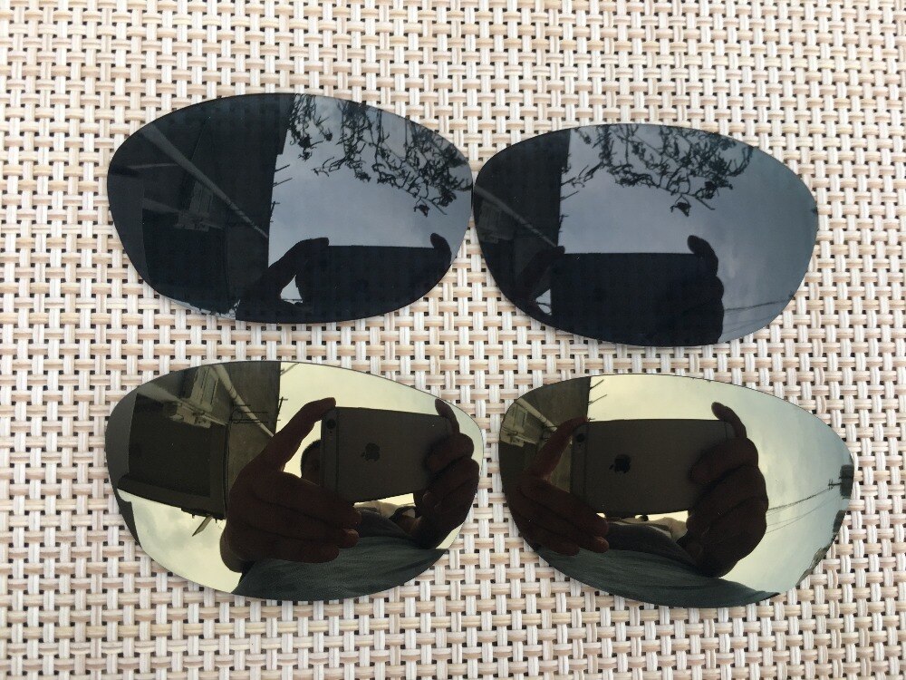 Cristales de repuesto polarizados negros y cobrizos para gafas de sol Fives 2,0 solo lentes-2 pares