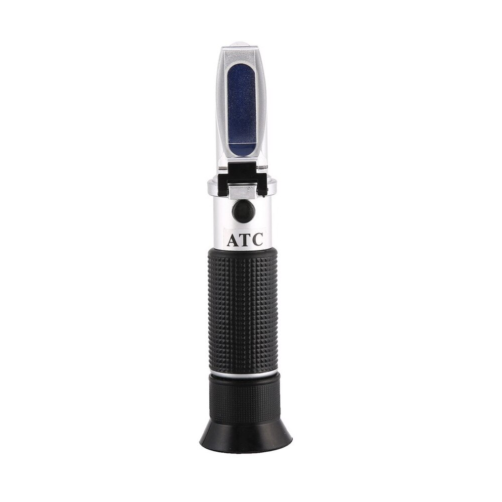 Handheld Refractometer 0-32% Suiker 0-28% Zoutgehalte Concentratie Optische Wijn Inhoud Meter Mini Atc Meten Tester