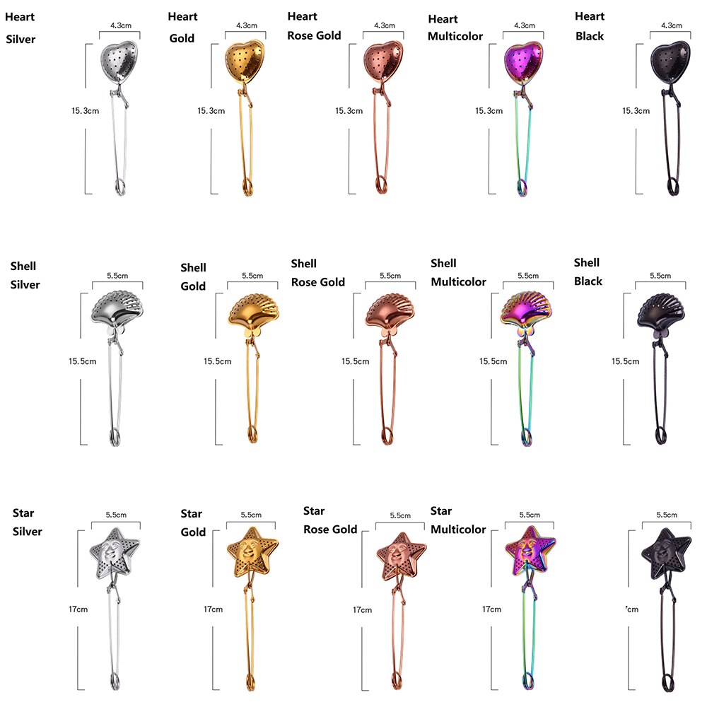 1 PC Herbruikbare Rvs Theezeefje Filters Losse Thee Infusers Spice Diffuser Drinkware Thee Accessoires Keuken Tool