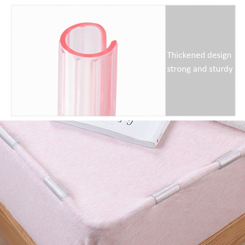 12pcs Bed Sheet Clips Plastic Slip-Resistant Clamp Quilt Bed Cover Grippers Fastener Mattress Holder For Sheets Home Clothes Peg