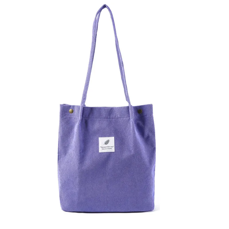 Bolso de hombro de pana Canva, bolso de mano artístico versátil transfronterizo, , portador de campus de estilo coreano: Granate