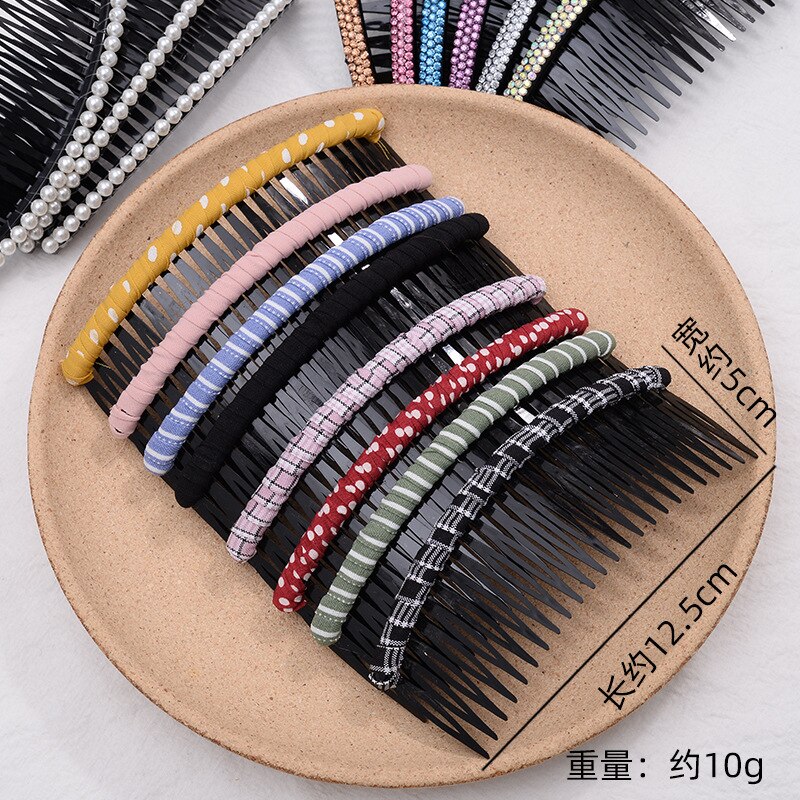 1Pc Rhinestone Bloem Haar Insert Kammen Bruiloft Party Side Kam Hair Styling Accessoires Voor Vrouwen Meisjes Haar Sieraden: 8