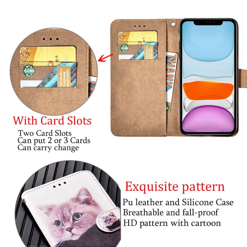 Wallet Cover Voor Tecno Pop 5 Lte Case Boek Coque Flip Lederen Case Op Tecno Pop 5 Lte Hoesje Capa shell Tas