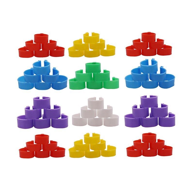 100 Stuks Fokken Experiment Kip Binnendiameter 16/18/20/25Mm Voet Ring Gesp Pluimvee Been kuiken Eend Gans