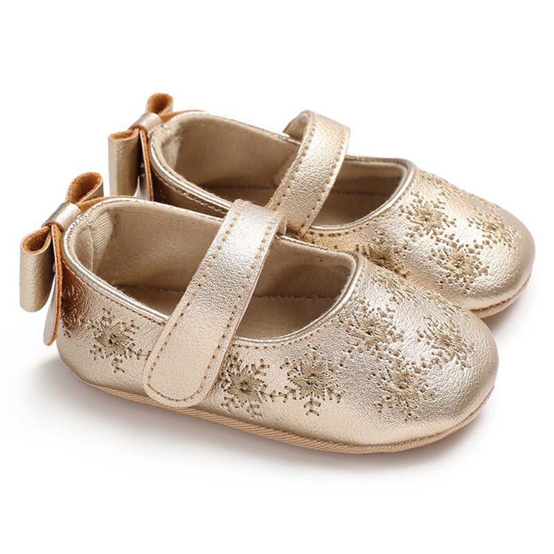Babyschoenen jongen meisje wieg schoenen peuter baby pu leer strik prinses meisje babyschoenen eerste loopschoenen baby