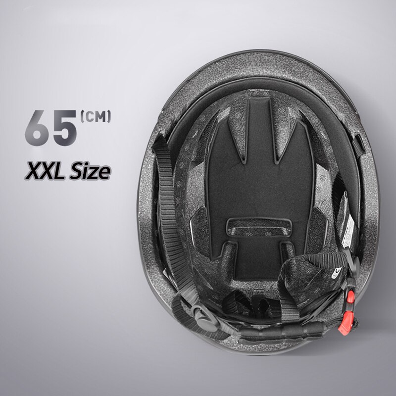 Gub aero cykelhjelm xxl (61-65)  med genopladelig baglygte åndbar thicken eps sports safe hjelm cykeludstyr til mænd