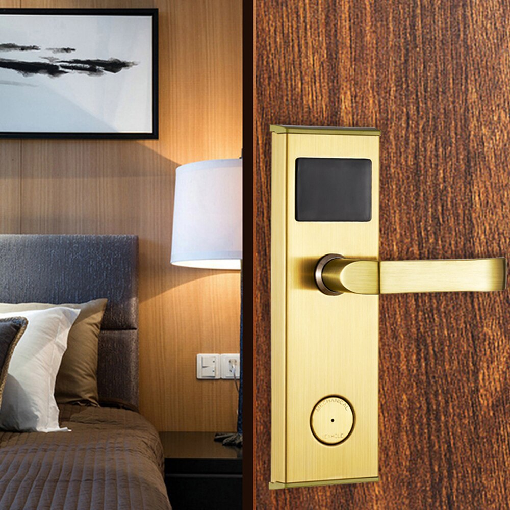 hotel door access system digital Electric intelligent Electronic hotel key card door lock Apartment Electronic lock