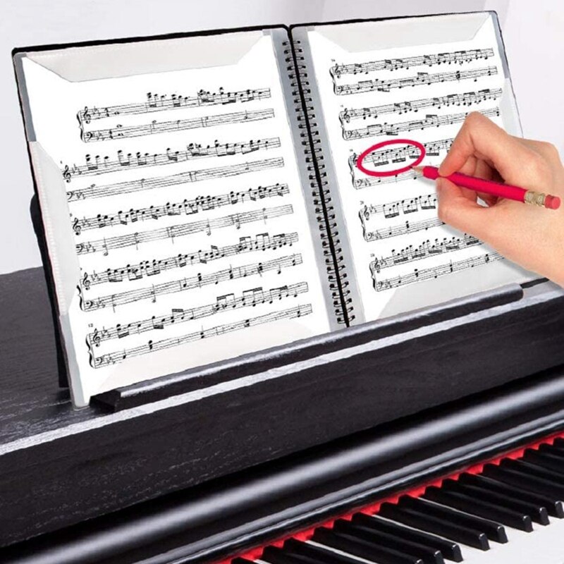 Music Sheet Document Storage Folder Suitable for Sheet Music Folder for Piano Wind Band Organ File or More Occasions