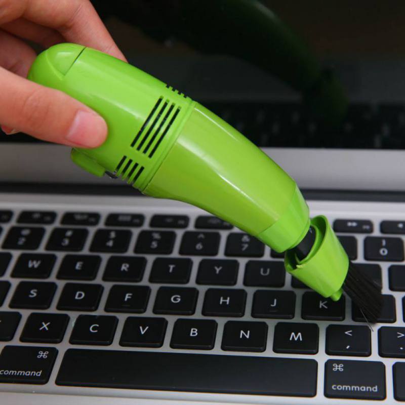 Mini USB Vacuum Cleaner Keyboard Cleaner Dust Collector Multifunctional Car PC Laptop Computer Cleaning Kit: Red
