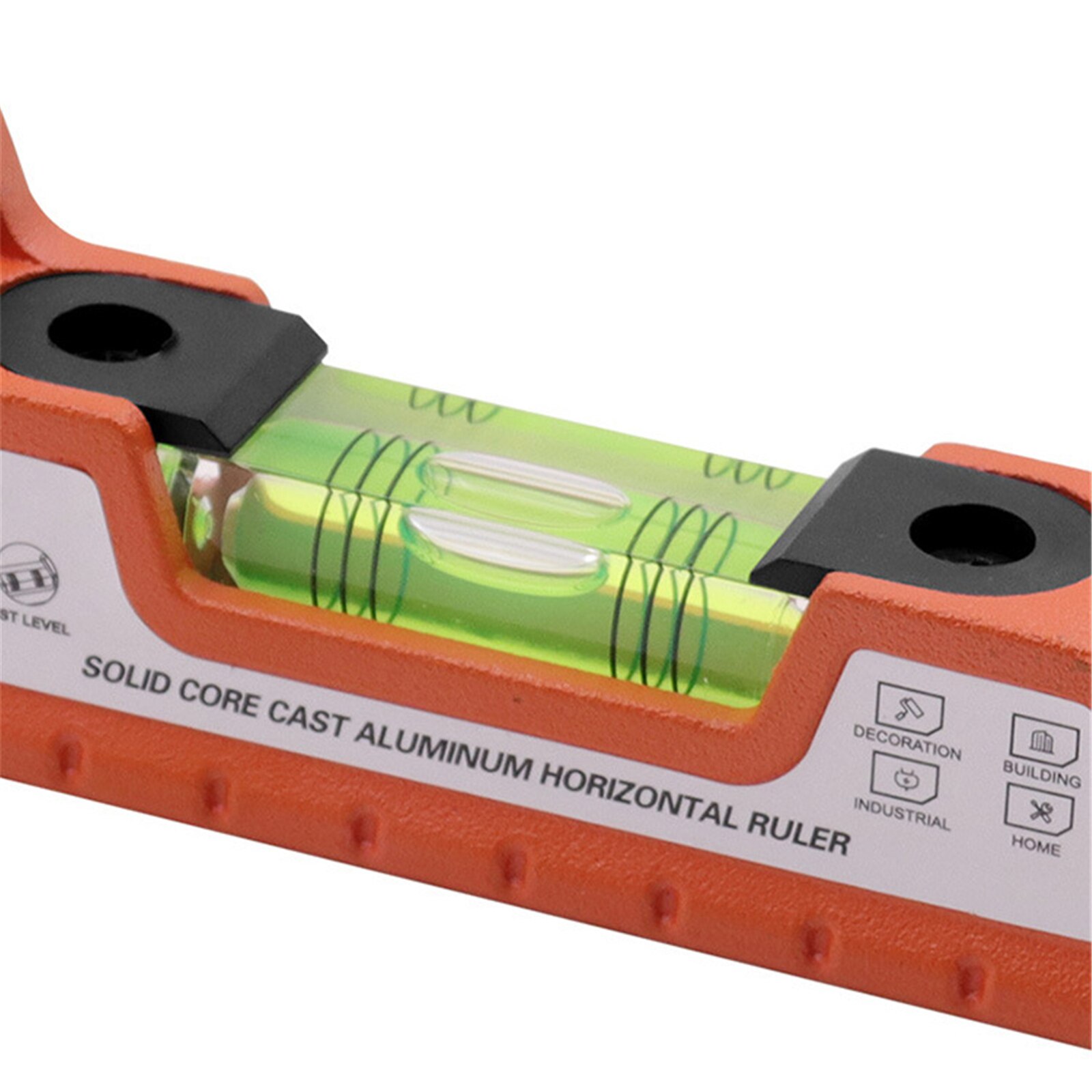 Mini-Horizontal Ruler With Magnet Measuring Tool Level Meter 250mm Durable 45 Degrees Magnetic Water Bubble