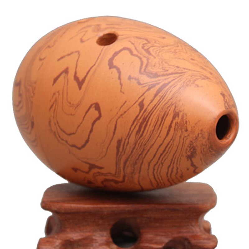 Xun-instrumento Musical de cerámica para principiantes, arcilla antigua de 8 agujeros, pulido a mano, Ocarina China