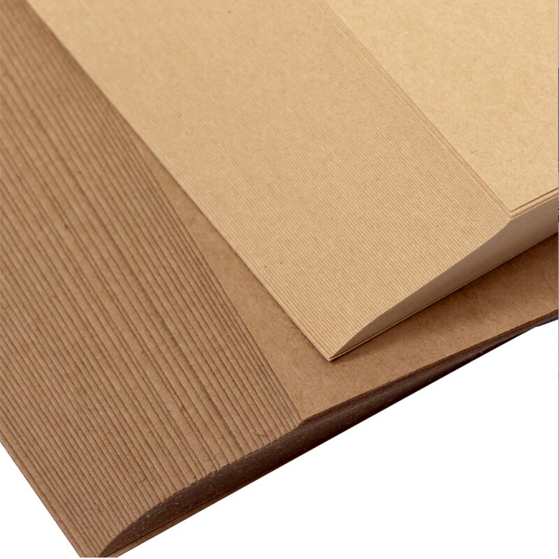 Papier Kraft brun de A4 A3 70g/300g, carton épais artisanal pour fabrication de cartes à faire soi-même