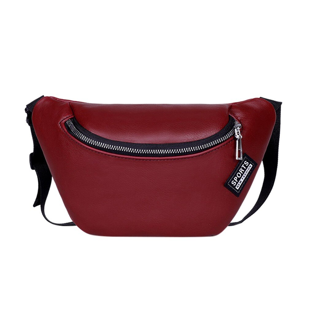 бананка Women Solid Color Zipper chest bag Messenger Bag Chest Bag Waist Bag Phone Bag поясная сумка женская: K