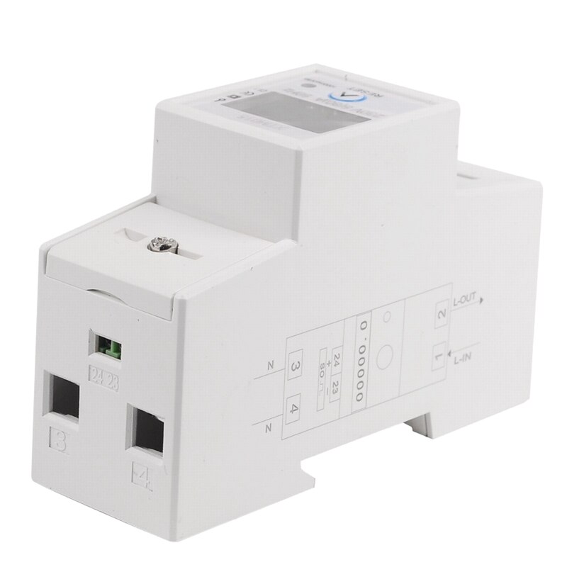 DDS015M 230V Watt Meter En Power Analyzer Multifunctionele Volt Amp Watt Meter Elektrische Verbruik Meter Met Reset