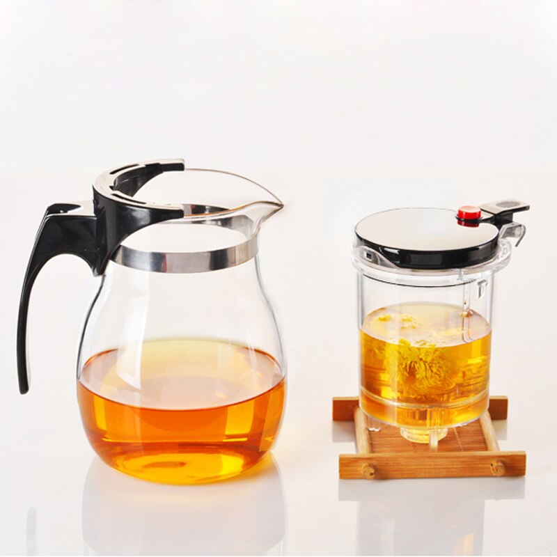 WALFOS Heat Resistant Glass Teapot Chinese kung fu Tea Set Puer Kettle Coffee Glass Maker Convenient Office Tea Pot