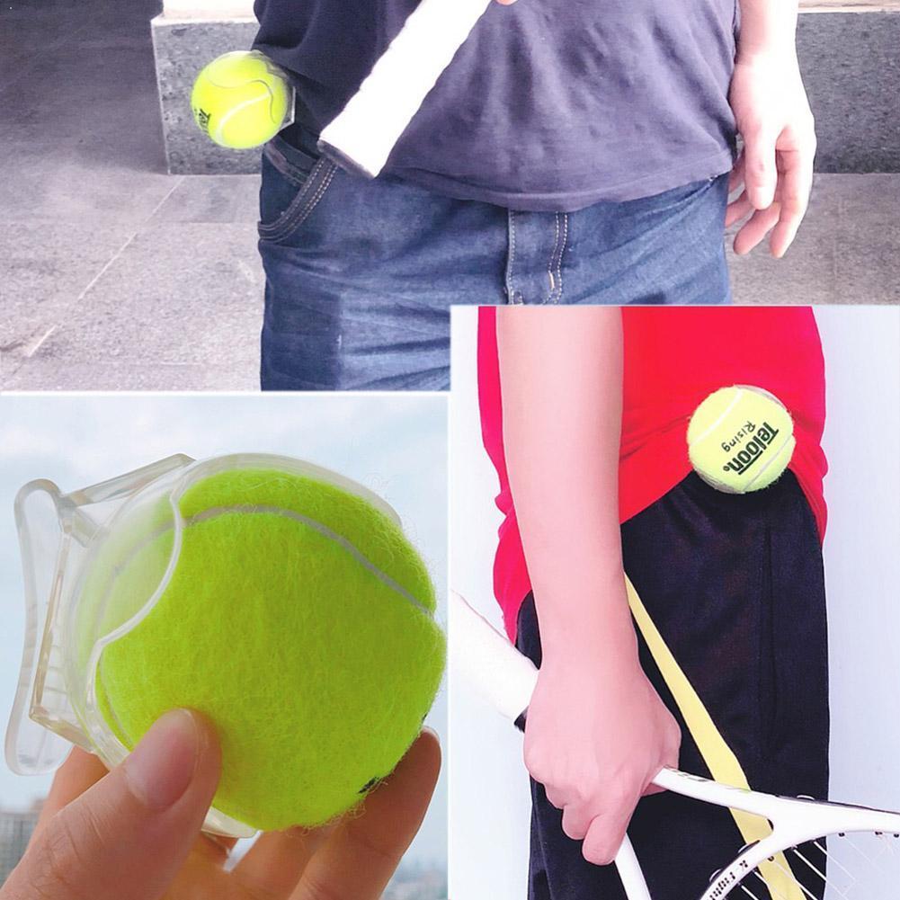 Tennis Ball Holder Waist Clip - Holds - Tennis Clear One Ball F8X5