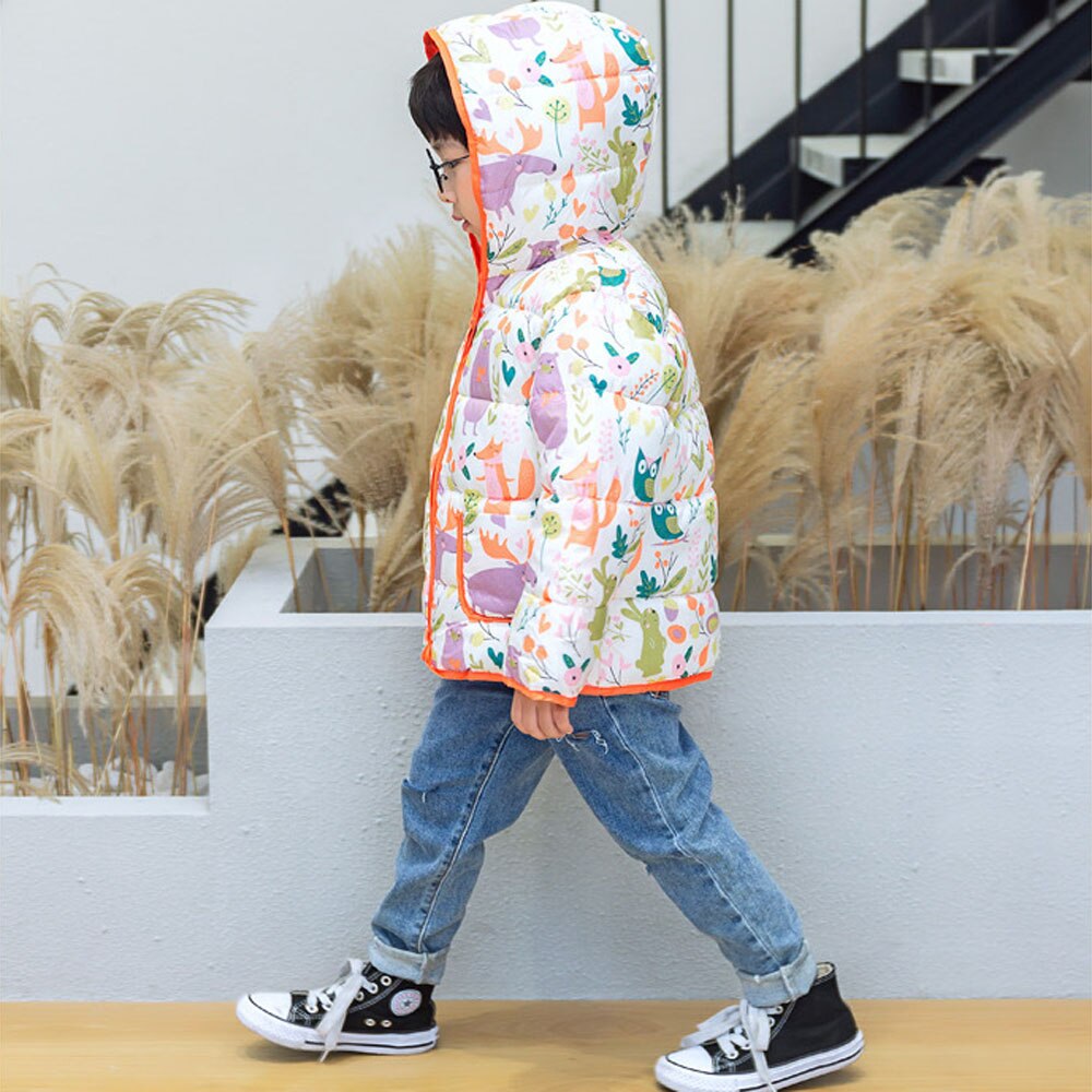 Benemaker Winter Overalls Voor Kinderen Meisjes Jongens Jas Kids Parka Hooded Jassen Windbreaker Baby Warme Kleding Bovenkleding AY117