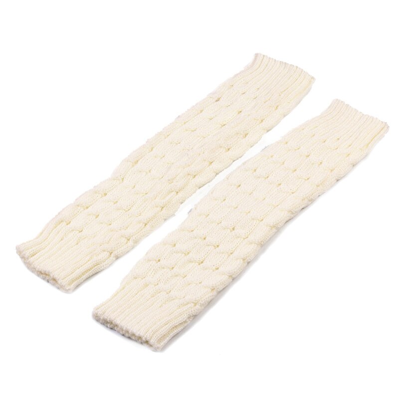 Frauen Gestrickte Häkeln Winter Warme Beinlinge Lange Socken Slouch Leggings Damen Solide Stricken Knie Bein Lange Socken NOV99