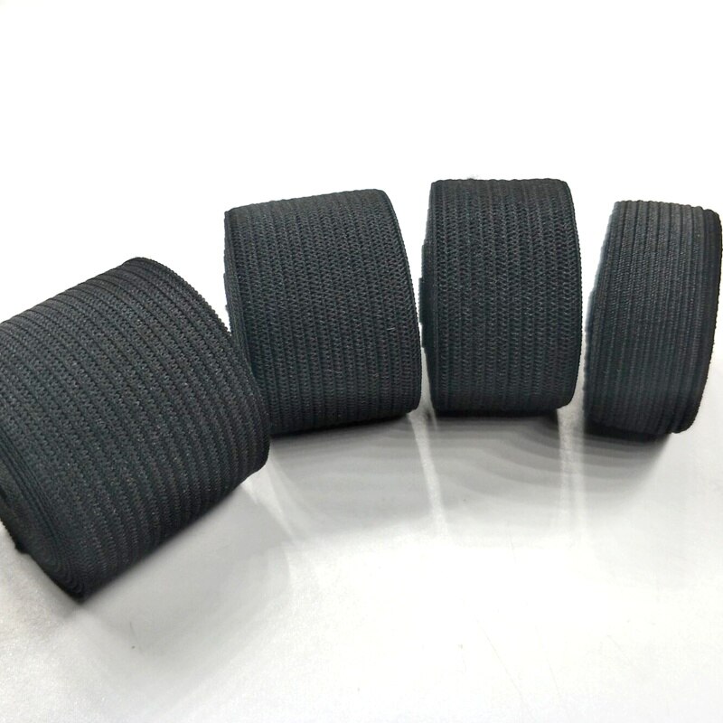 Hl 15/20/25/30/35/40/45Mm Zwart/Wit/Goud/Zilver Nylon Elastische Bands Garment Home Textiel Naaien Begrippen 1Meter Of 2Meter