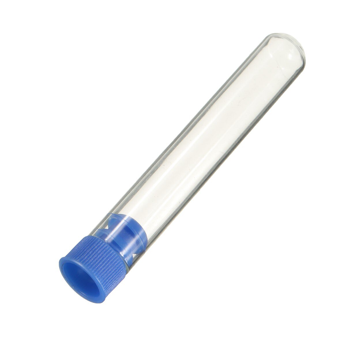 Kicute 10pcs/lot Pyrex Glass Test Tubes Vial Container With Blue Push Caps 12mm x 70mm Laboratory School Educational Supplies