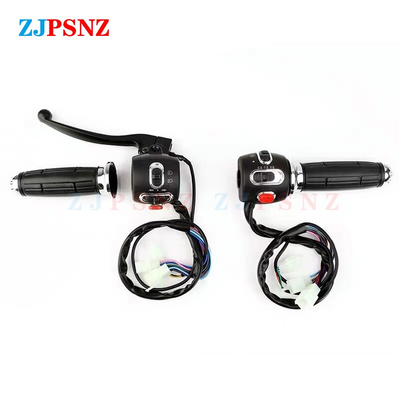 Throttle Handle Speed Shift Regulator Control Grip Horn High Beams Low Beams Turn Signal Brake Switch Electric Vehicle Scooter