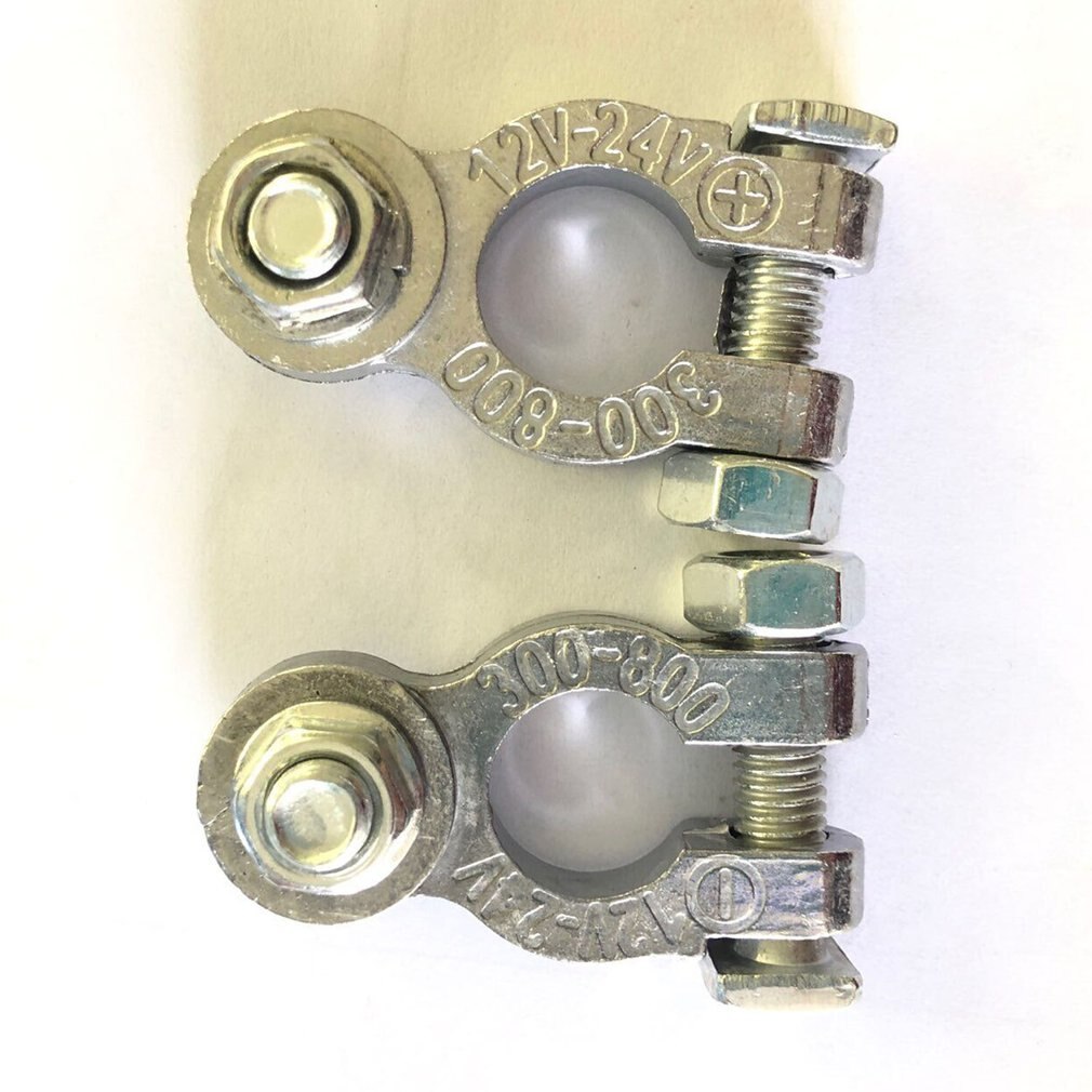 2pcs 12V Leisure Battery Terminals Connectors Clamps Car Van Caravan Motorhome