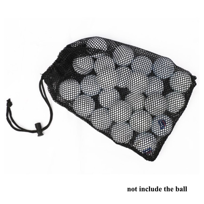 Golf Ball Mesh Bags Multipurpose Drawstring Sack Durable Nylon Mesh Storage Bags Mesh Bags Shopping Bags